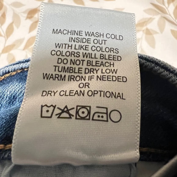 Elegant Blue Wide Leg Women's Jeans - Picture 6 of 7